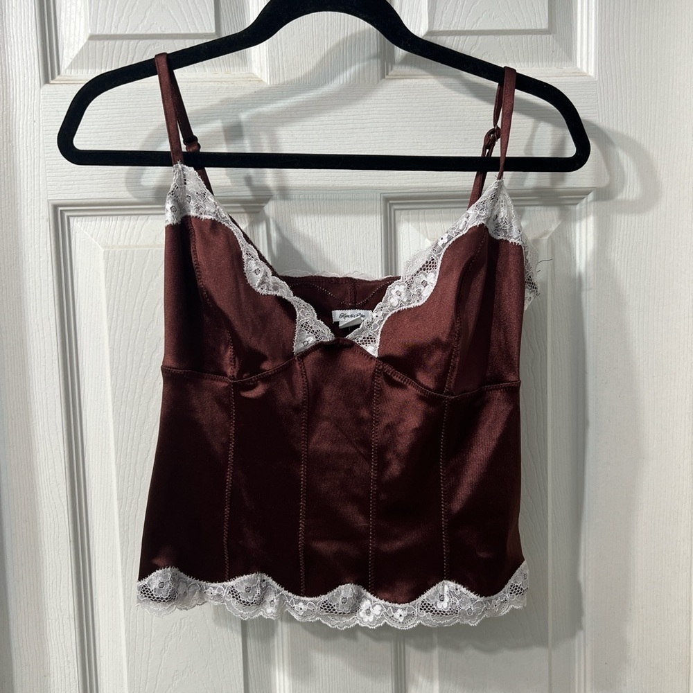 Kimchi Blue Bonnie Satin Corset Size XL - Picture 5 of 7